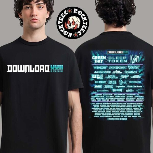 Download Fest 2025 Full Lineup Donington Park 13-15 June Official Shirt  