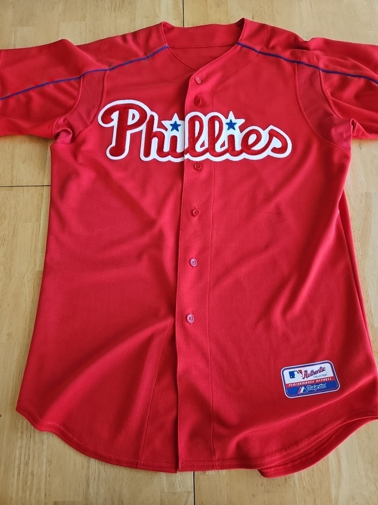 Placido Polanco Phillies Game-Used Autographed Jersey MLB Memorabilia