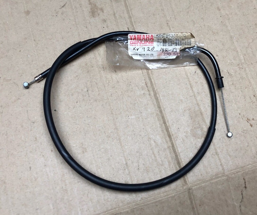 Yamaha Xv 750 920 Throttle Cable 1 Genuine Part