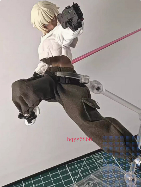 1/12 Female Clothes Pants Trousers Overalls Model for 6'' Romankey SHF Figure