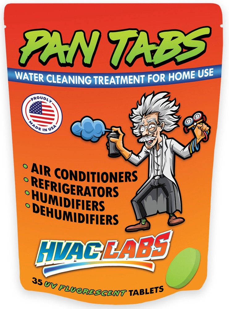 Mad Tabs Pan AC Drain Line Cleaner Condensate Neutralizer Tablets USA Made 35pcs-image