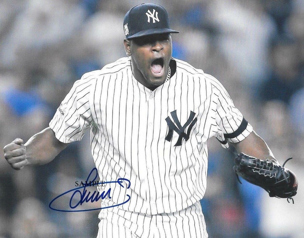 LUIS SEVERINO SIGNED AUTOGRAPHED 8X10 REPRINT PHOTO MAN CAVE GIFT NY YANKEES