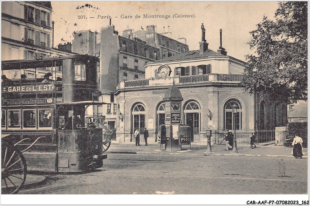 CAR-AAFP7-75-0638 Paris XIV Montrouge Tramway Station Showcase
