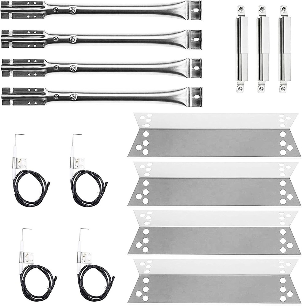 Kenmore Sears Grill Parts Replacement Kit Heat Plate Shield & Gas Burners Tube