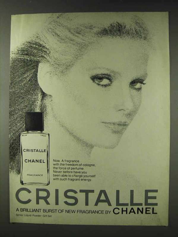 1978 Chanel Cristalle Perfume Ad - Brilliant Burst