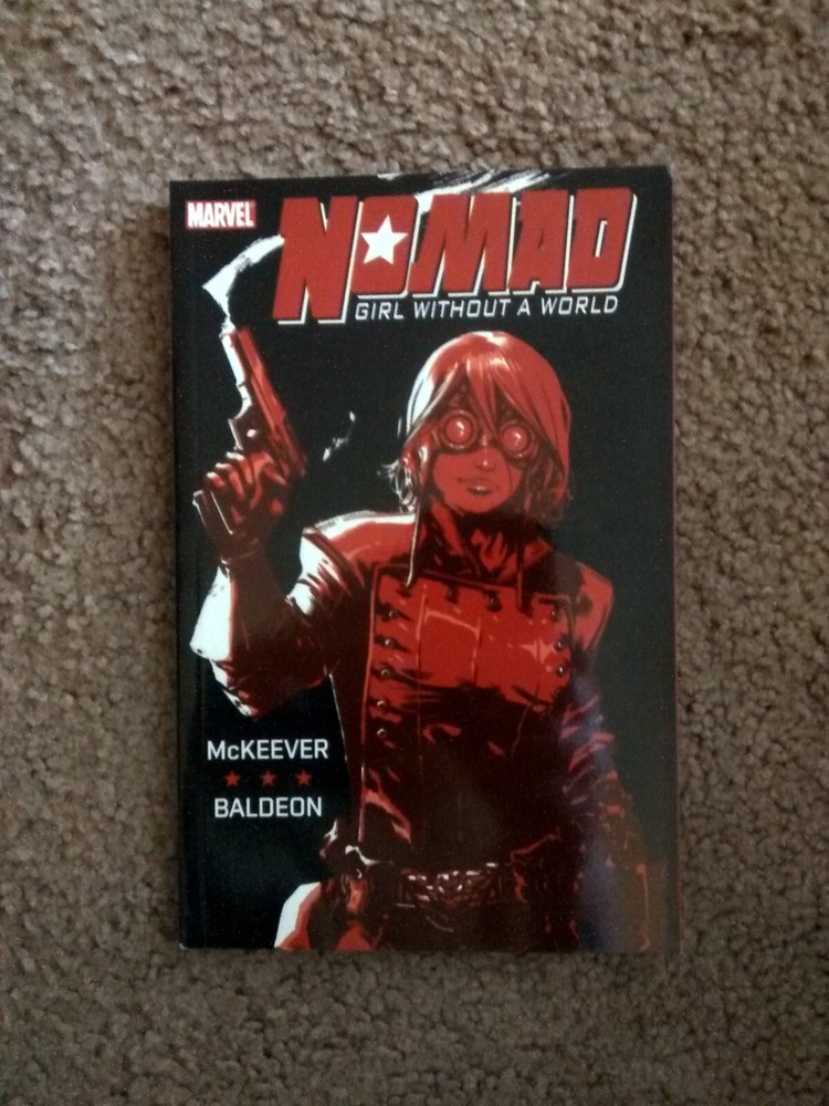 NOMAD: GIRL WITHOUT A WORLD- Brubaker, McKeever & Baldeon '10 1st PB Print*RARE!-image