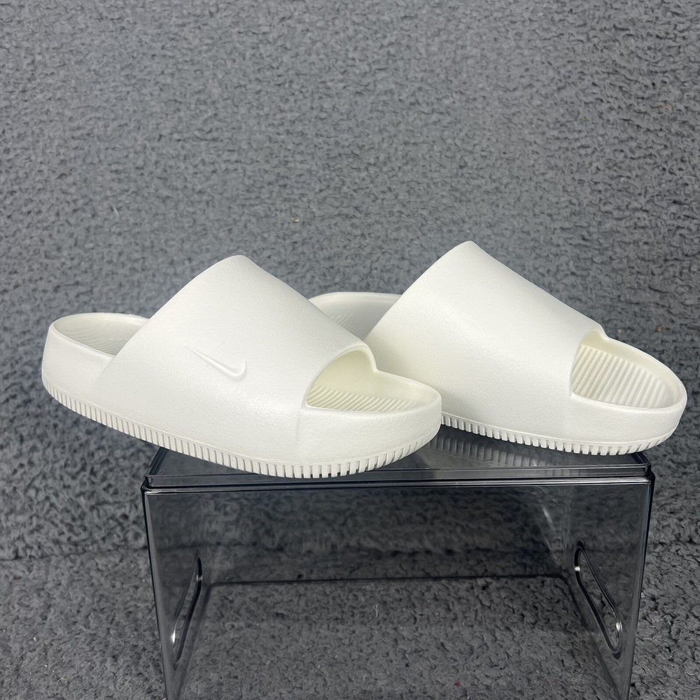Nike Calm Slides Sail White Men's Sz 4/Womens Sz 5 Slip-On Sandals Cloud Casual