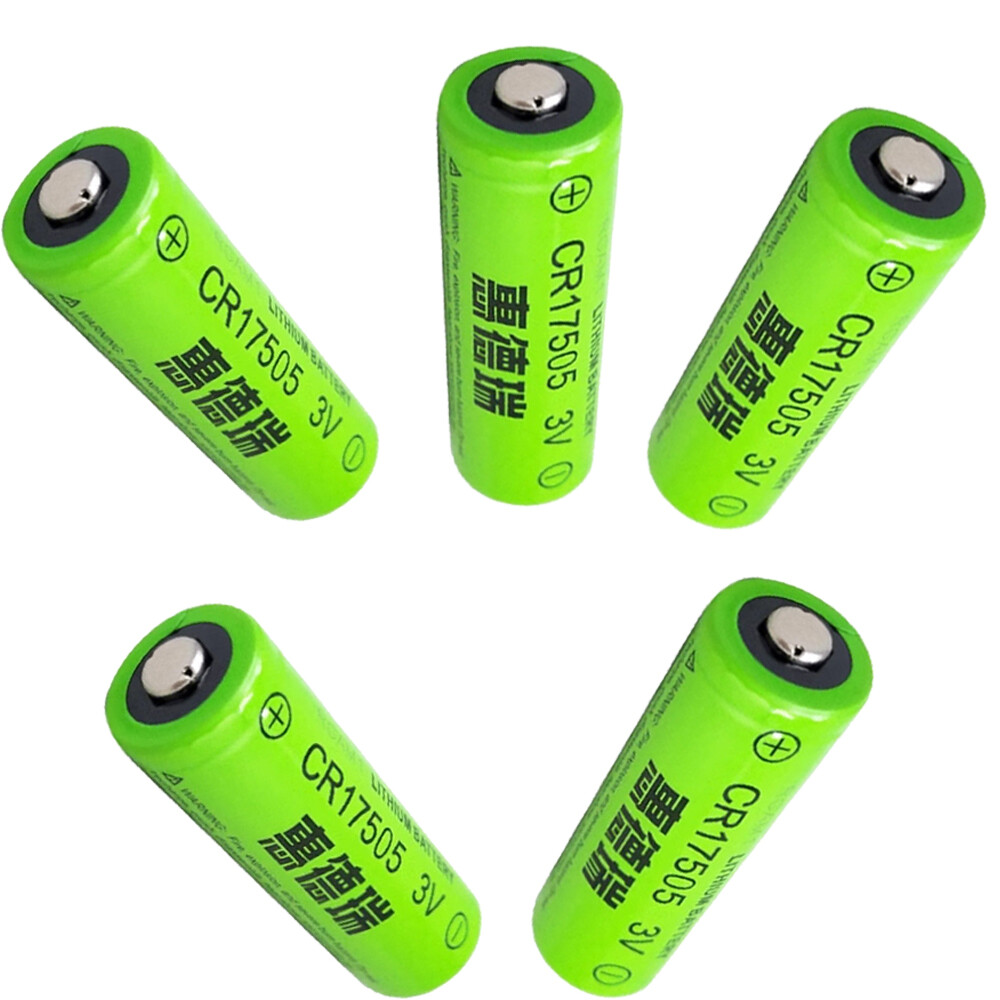 5PCS CR17505 3.0V 2800mAh Non-rechargeable Li-ion Battery without plug