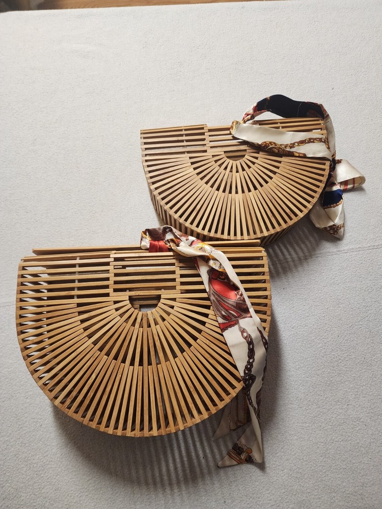 Ark Bags W/ Scarfs Beautiful Pair Great Condition Great Deal Great Purses Nice