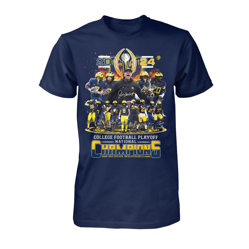Sale! Michigan Wolverines College Football Playoff National Champions T-shirt