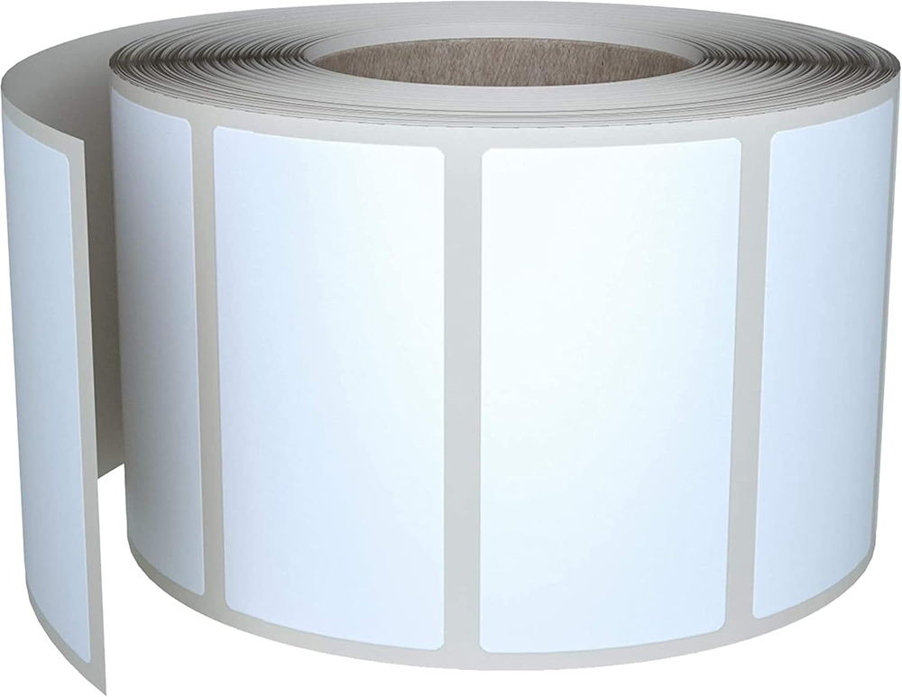 Rectangular Color Coding Sticker Roll - Write on Labels for Folders, Organizing