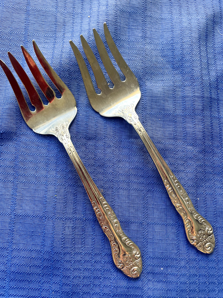 2 Serving Forks - Secretariat by Oneida Stainless