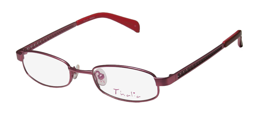 NEW THALIA PAOLA EYEWEAR WOMENS PK 46-17-130 METAL PINK FULL-RIM DESIGNER