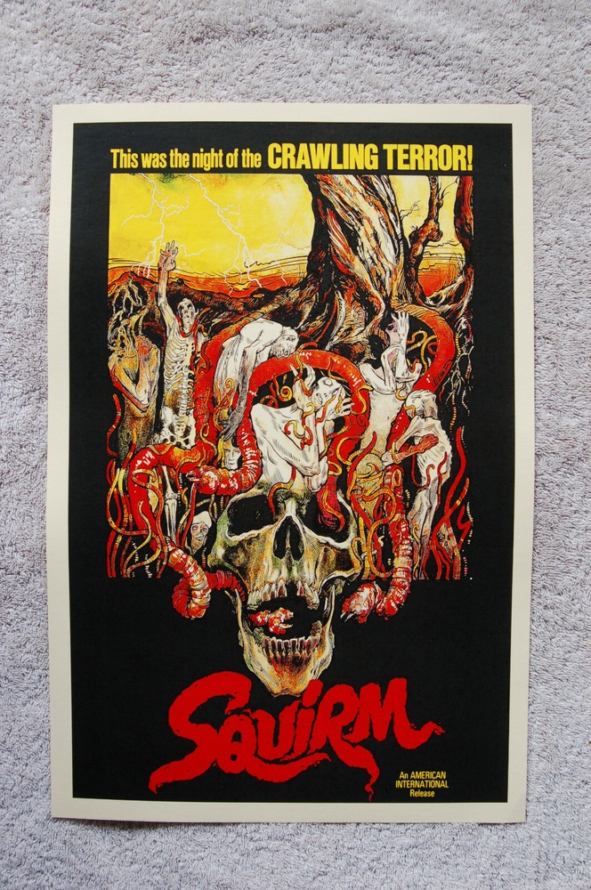 Squirm Horror Classic Vintage Movie Poster Lobby Card