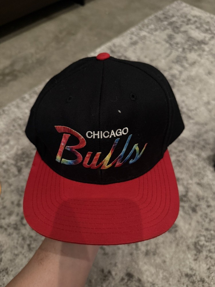 Mitchell & Ness Chicago Bulls Tie Dye Snapback Hat Unisex NBA Adjustable Cap