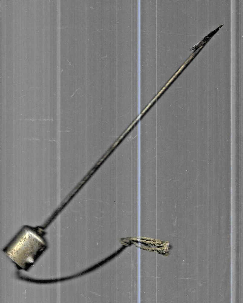 11 inch Antique Fishing Harpoon Spear Head - Single Barb