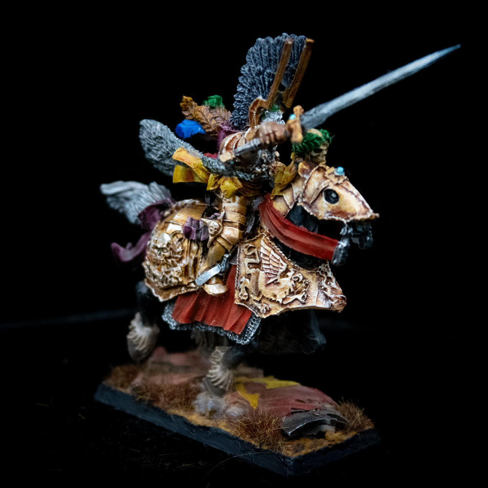 Warhammer Fantasy Battle The Empire Army Painted Kurt Hellborg Commander Vintage