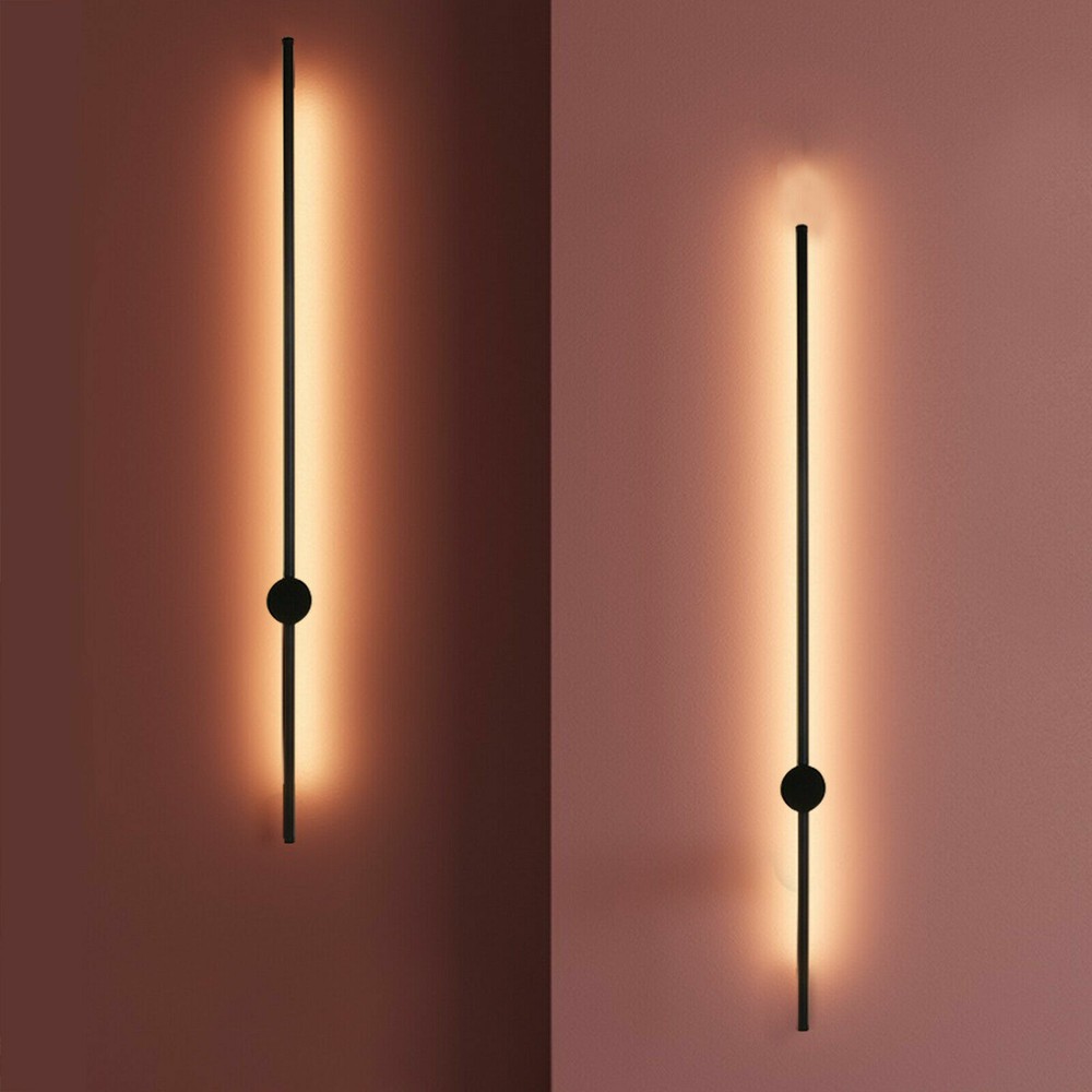 1M Modern LED Wall Light Long Strip Sconce Stairs Bar Linear Wall Lamp Bedroom