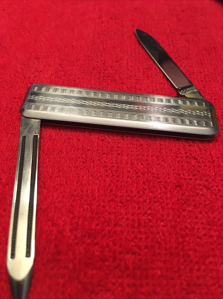 Richard ABR. Herder Solingen Pocket Knife, Stainless Steel, Vintage Rare-image