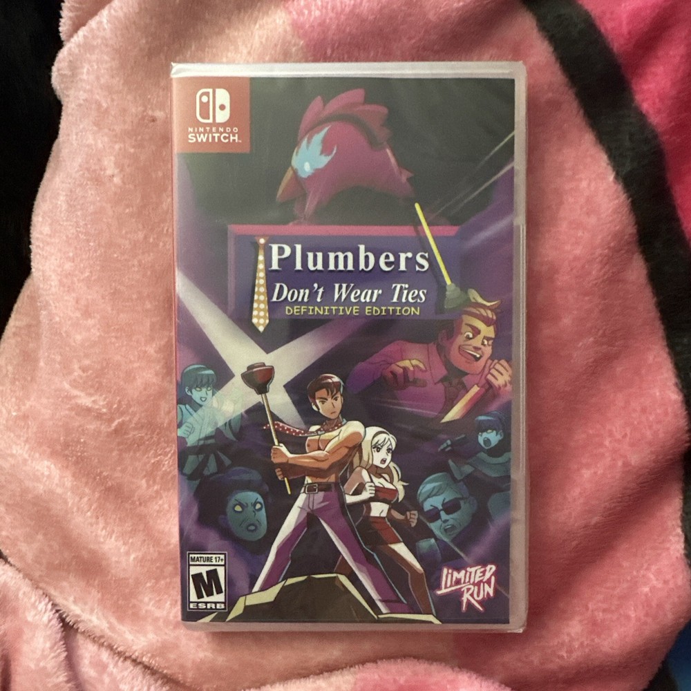 Plumbers Don't Wear Ties Definitve Edition SDCC Exclusive NINTENDO SWITCH Game
