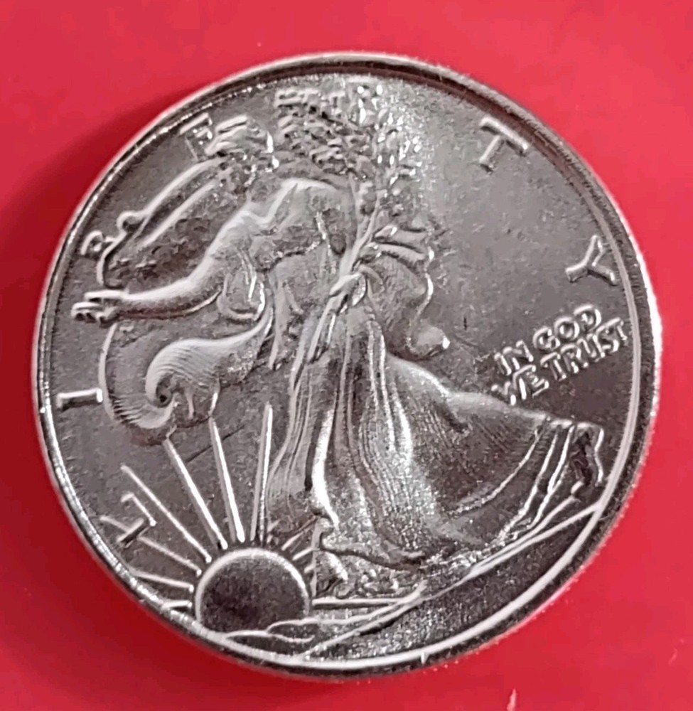 1-10 Troy Oz Liberty Eagle Round .999 Fine Silver Bullion - 3.15g