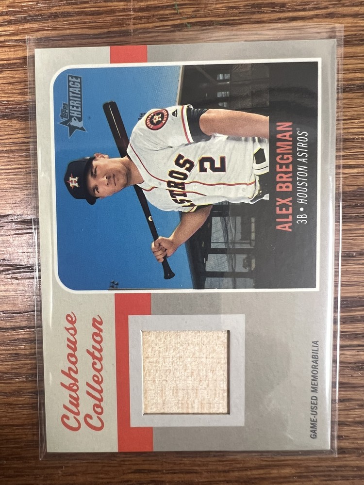 2019 Topps Heritage #CCR-ABR Alex Bregman Clubhouse Collection Relics HN-image