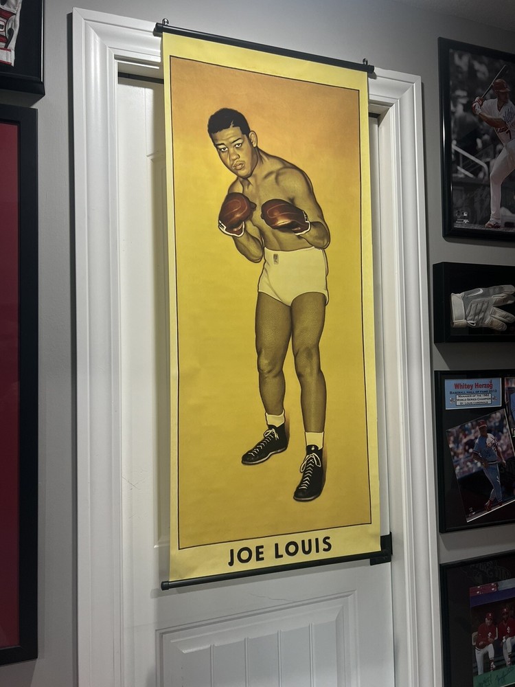 Joe Louis World Heavyweight Champion Boxing XL 21x48 Scroll Banner Poster Sign
