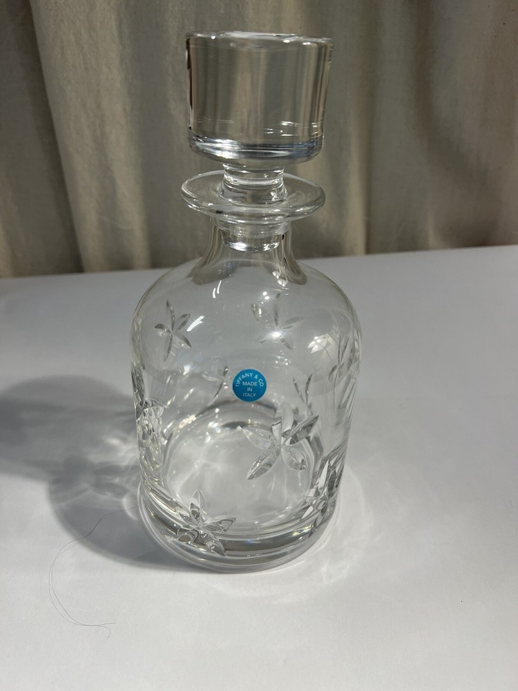 Tiffany Co Cut Crystal Decanter