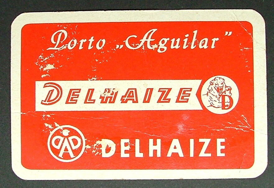 1 x Joker playing card single swap Drink Porto Aguilar Delhaize AD 356