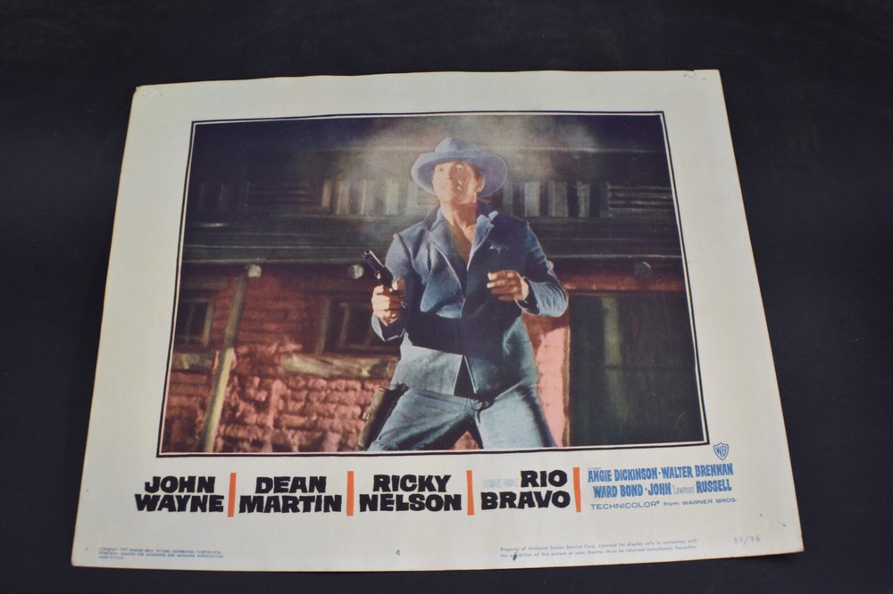 1959 Rio Bravo Lobby Card #4 *JOHN WAYNE*Martin*Ricky Nelson*Angie Dickinson*