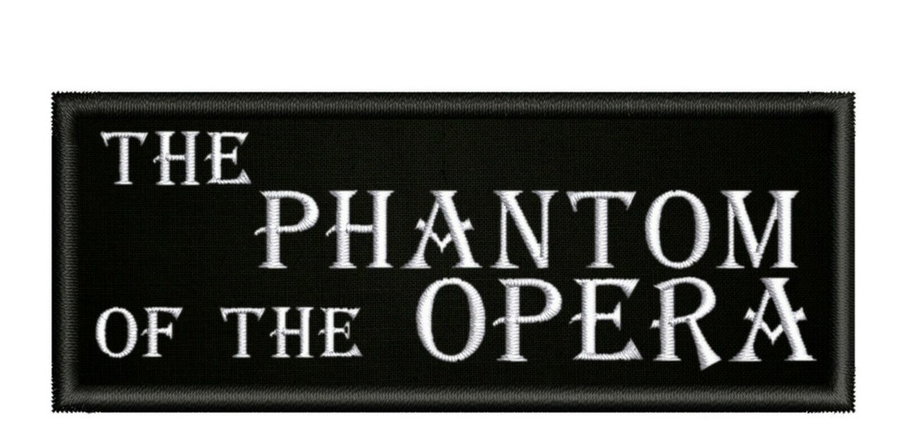 Phantom of the Opera Patch Embroidered Iron-on Applique Horror Movies Badge
