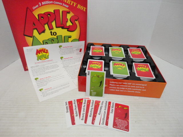 Apples To Apples Party Box Board Game Mattel Games 100% Complete