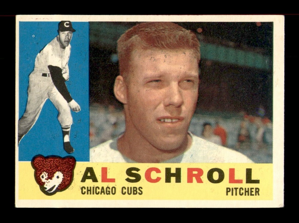 1960 Topps #357 Al Schroll EX Baseball Card OBGcards