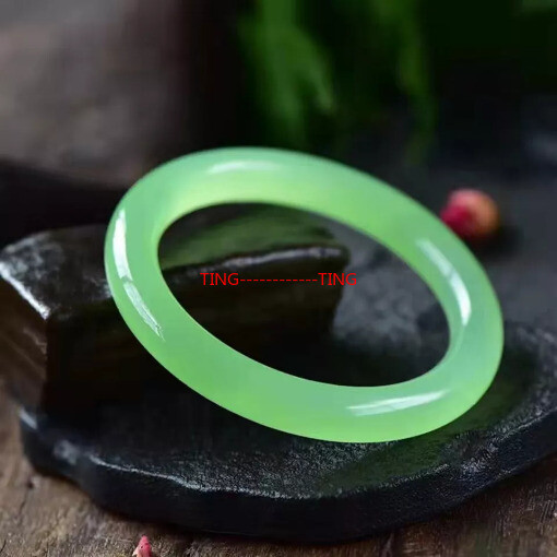 Natural Apple Green Jadeite Bangle Bracelet 55-64mm AAAAA+ Quality Jewelry