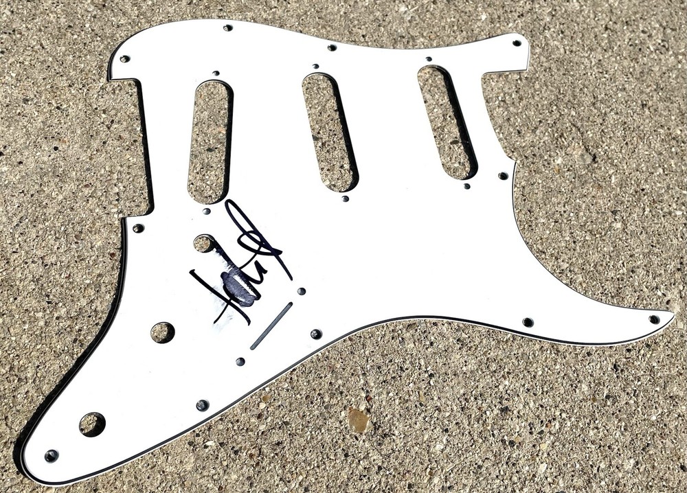 TATE MCRAE SIGNED Guitar Pickguard *smudged* B