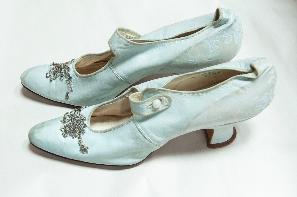 Antique  A. J. Cammeyer Bridal Women's Shoes ~ Victorian Era