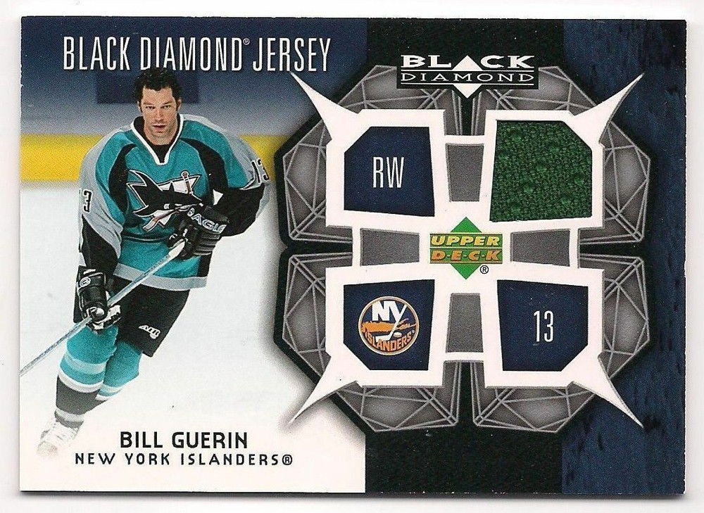 Bill Guerin 07-08 Upper Deck Black Diamond Jersey Game Worn Jersey