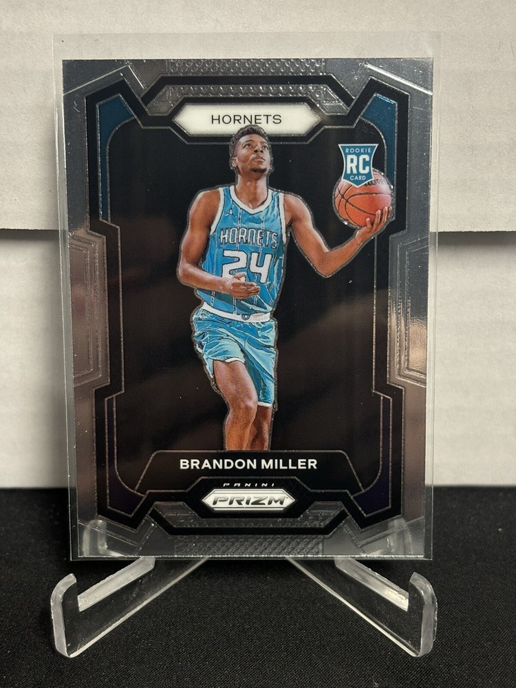 Brandon Miller 2023-24 Panini Prizm Rookie RC Base Hornets #152