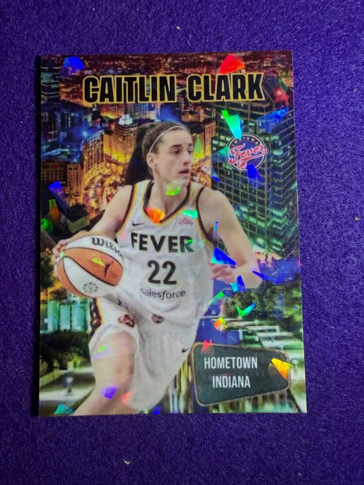 Caitlin Clark basketball card Indiana Fever WNBA Iowa Hawkeyes
