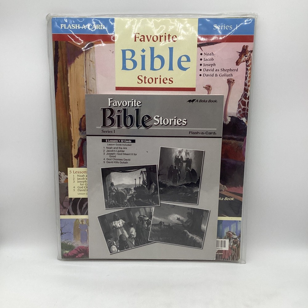 Abeka Bible Curriculum Flash-A-Card Bible Stories Series 1 for Kids-image