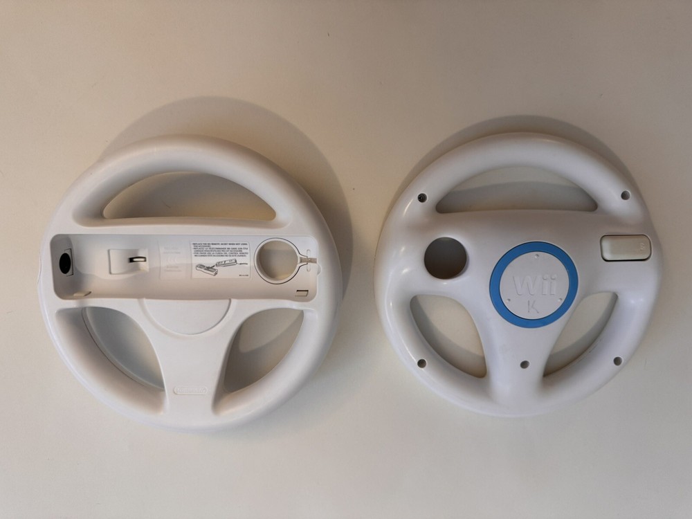 Nintendo Wii Genuine OEM Mario Kart Racing Steering Wheels Game Controller