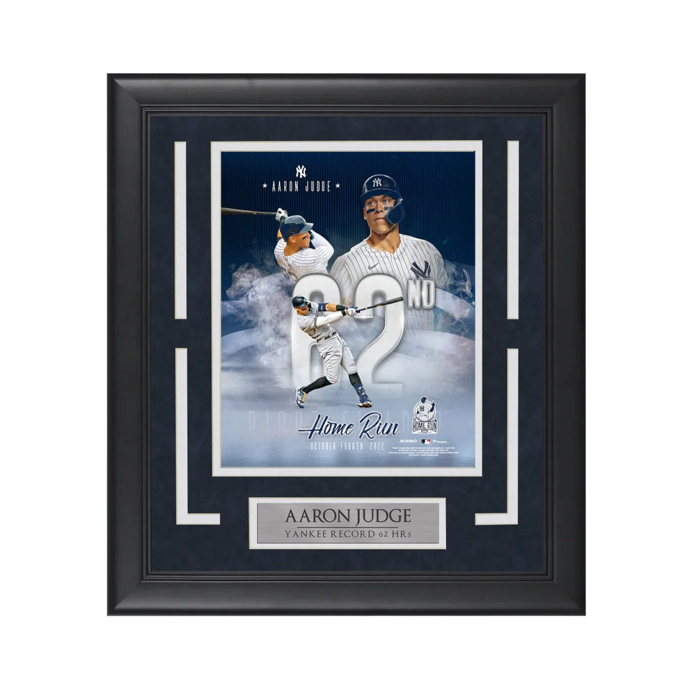 Aaron Judge 62 HR Record Framed Baseball Collage Photo-image