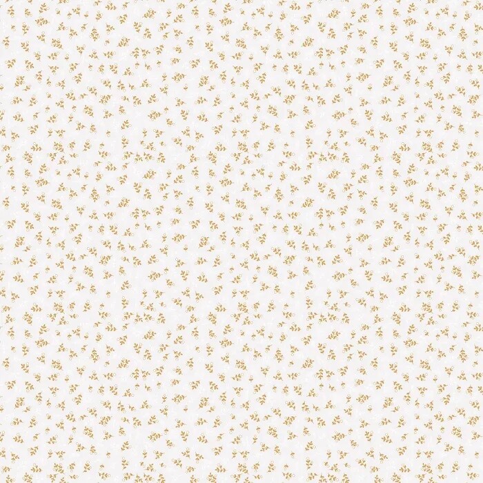 Quilting Patchwork Fabric Birdhouse Basics Floral Cream 50x55cm FQ