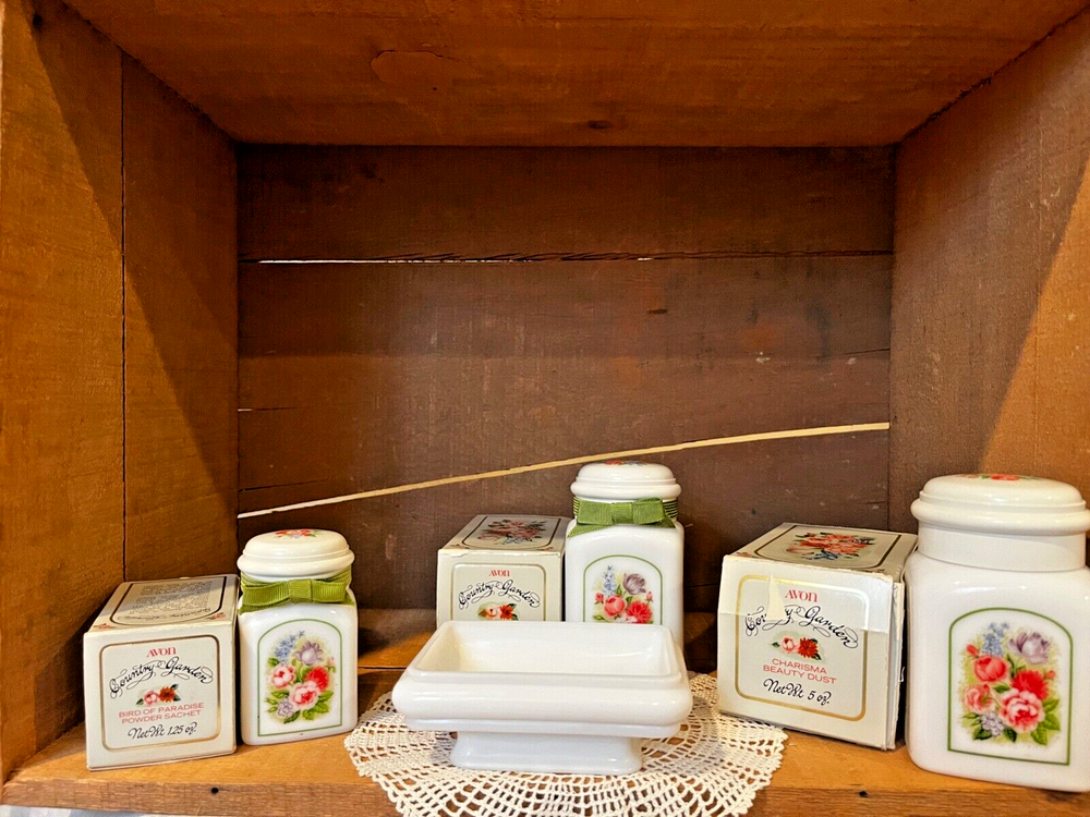 Country Gardens 4 piece set- Avon