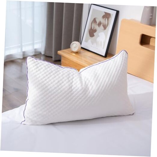 Adjustable Shredded Memory Foam Pillow King Size - King (Pack of 1) White
