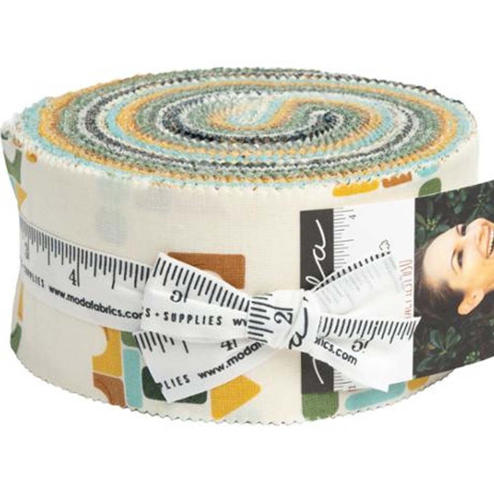 Stacy Iest Hsu ABC XYZ Jelly Roll Moda Fabrics Precut Quilt Strips-image