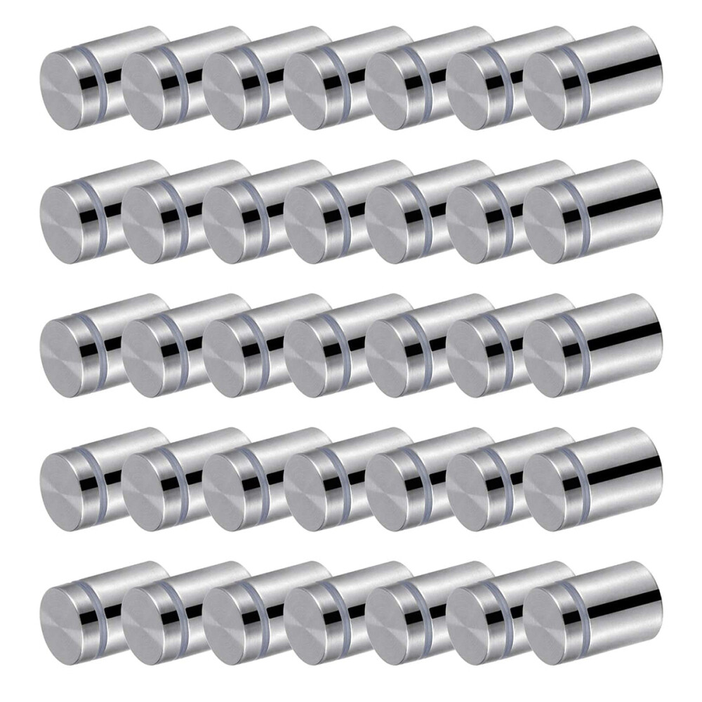 40 Pcs Acrylic Glass Screws Sign Standoff Mounts Business Store Sign Holders