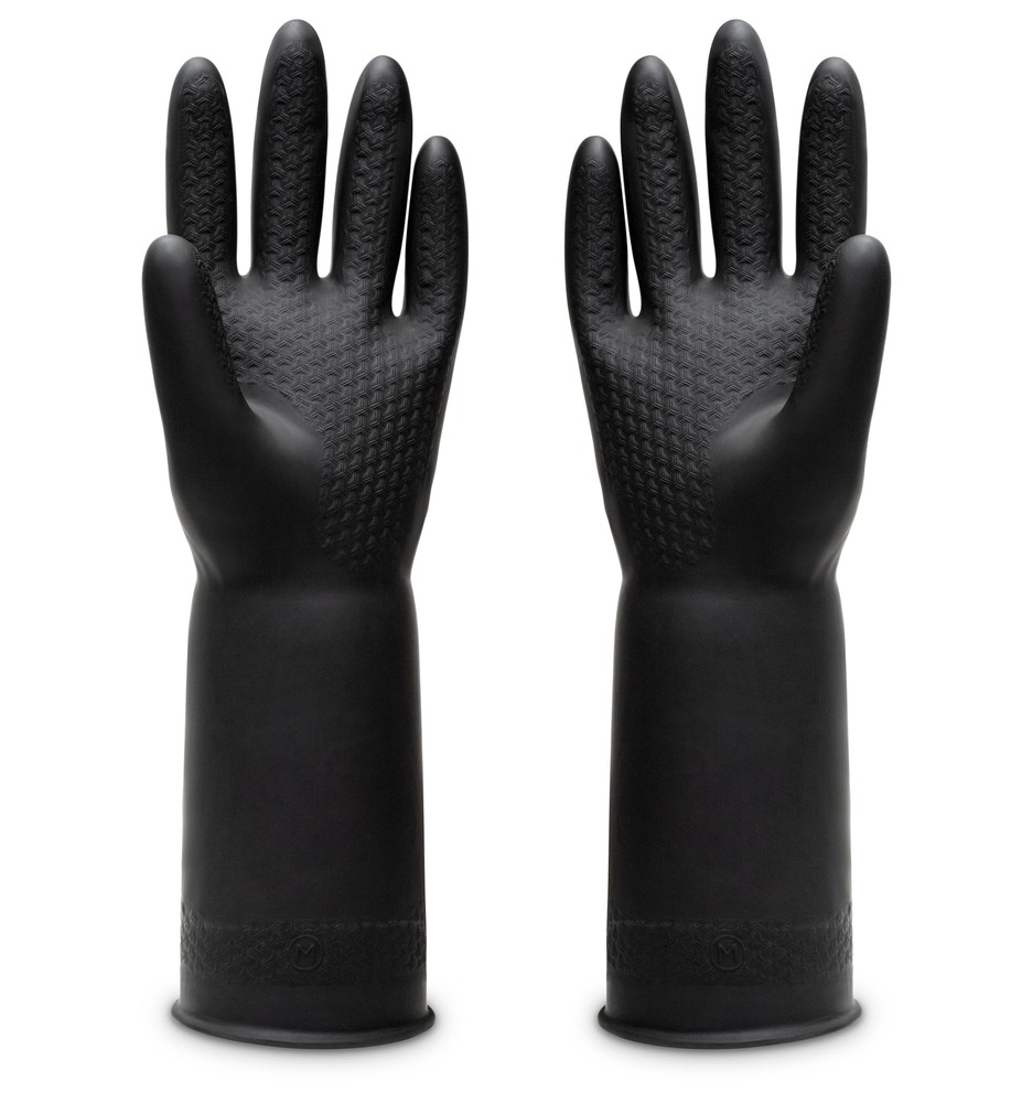 Uxglove Chemical Resistant Latex Gloves,Cleaning Protective Safety Work Heavy...