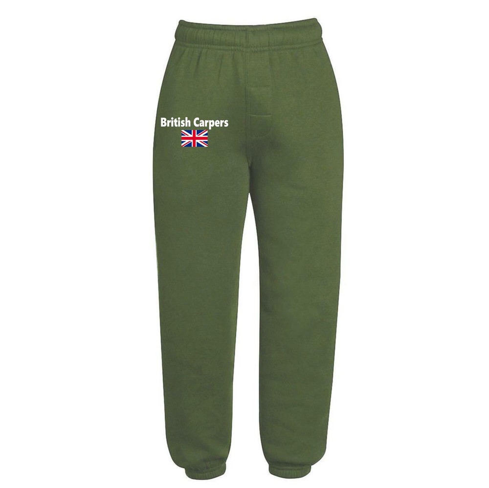 Carp Fishing Clothing - Joggers - Olive Green-   XX Large