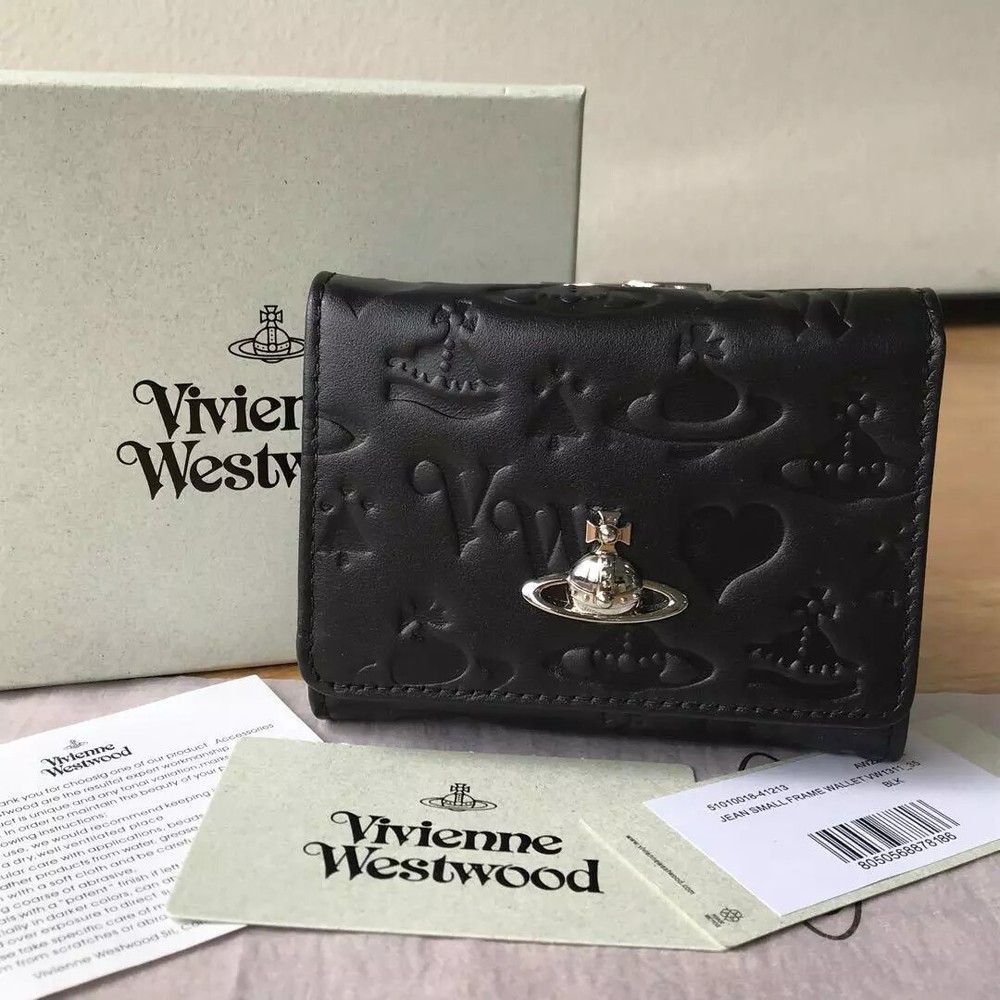 Vivienne Westwood Vivienne purse tri fold mini wallet black 51010018 41213 N202